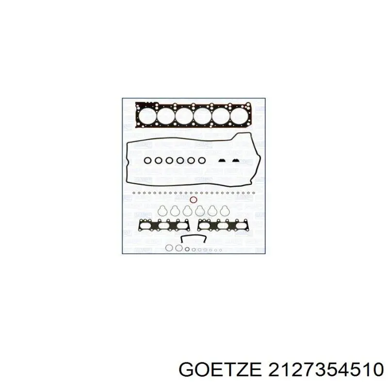 2127354510 Goetze комплект прокладок двигателя верхний