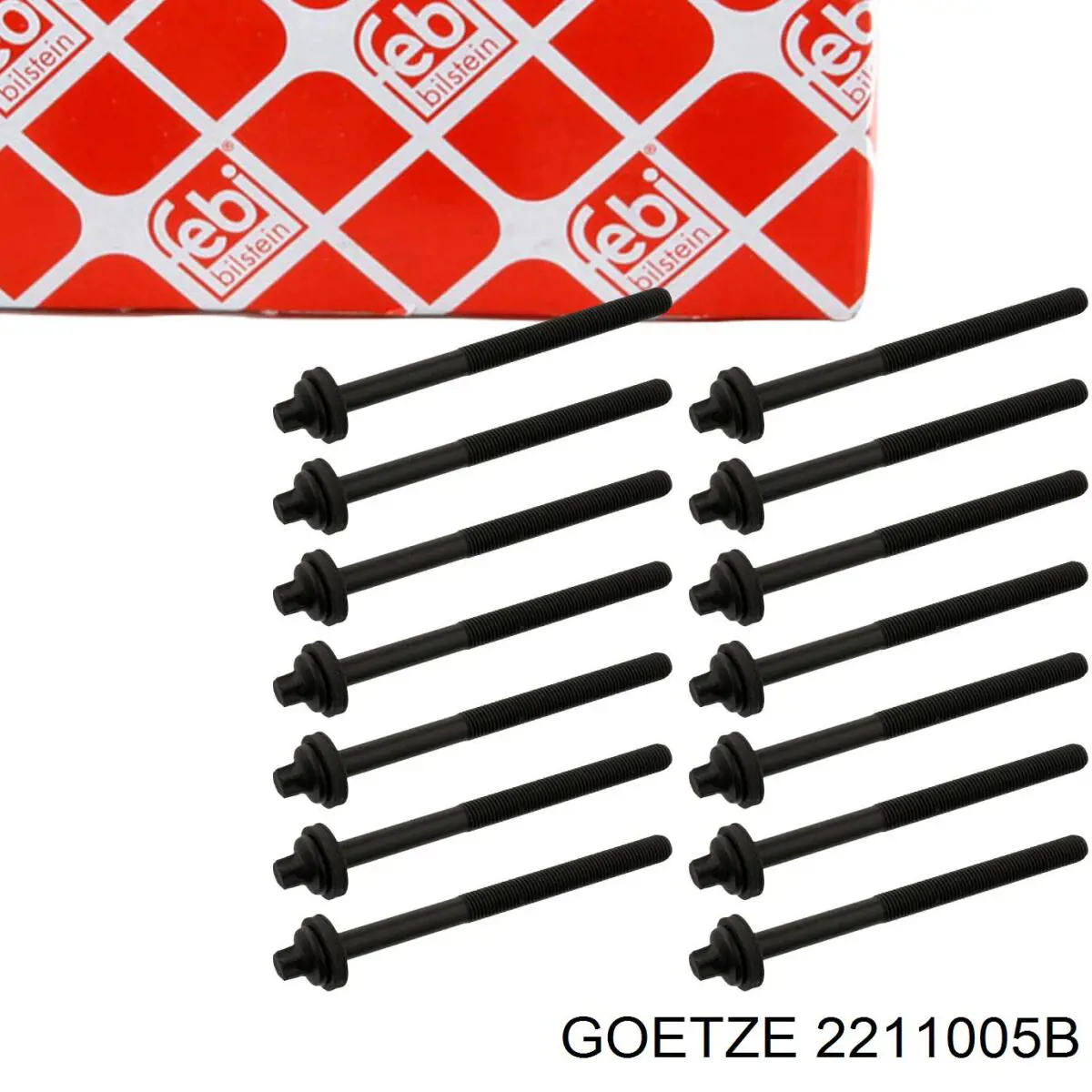Болт головки блока цилиндров (ГБЦ) Goetze 2211005B