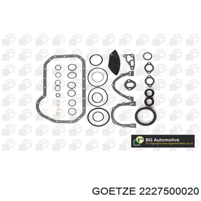 Нижний комплект прокладок двигателя Goetze 2227500020 цена, от 37.02 USD