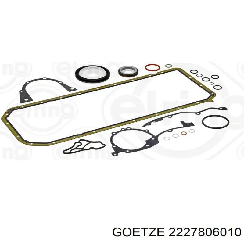22-278060-10 Goetze комплект прокладок двигателя нижний