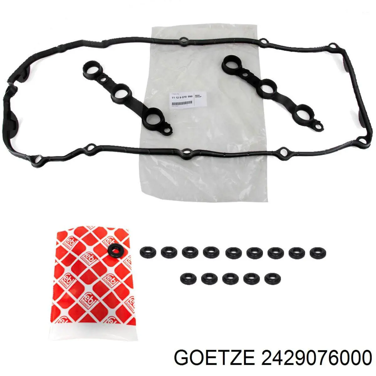 2429076000 Goetze Прокладка крышки двигателя комплект