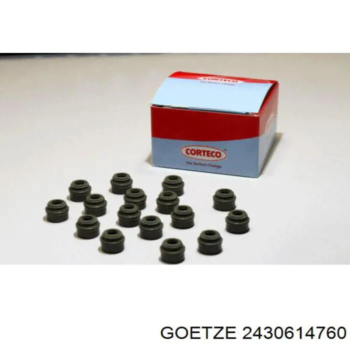 Сальник клапана (маслосъемный), впуск/выпуск, комплект на мотор Goetze 2430614760