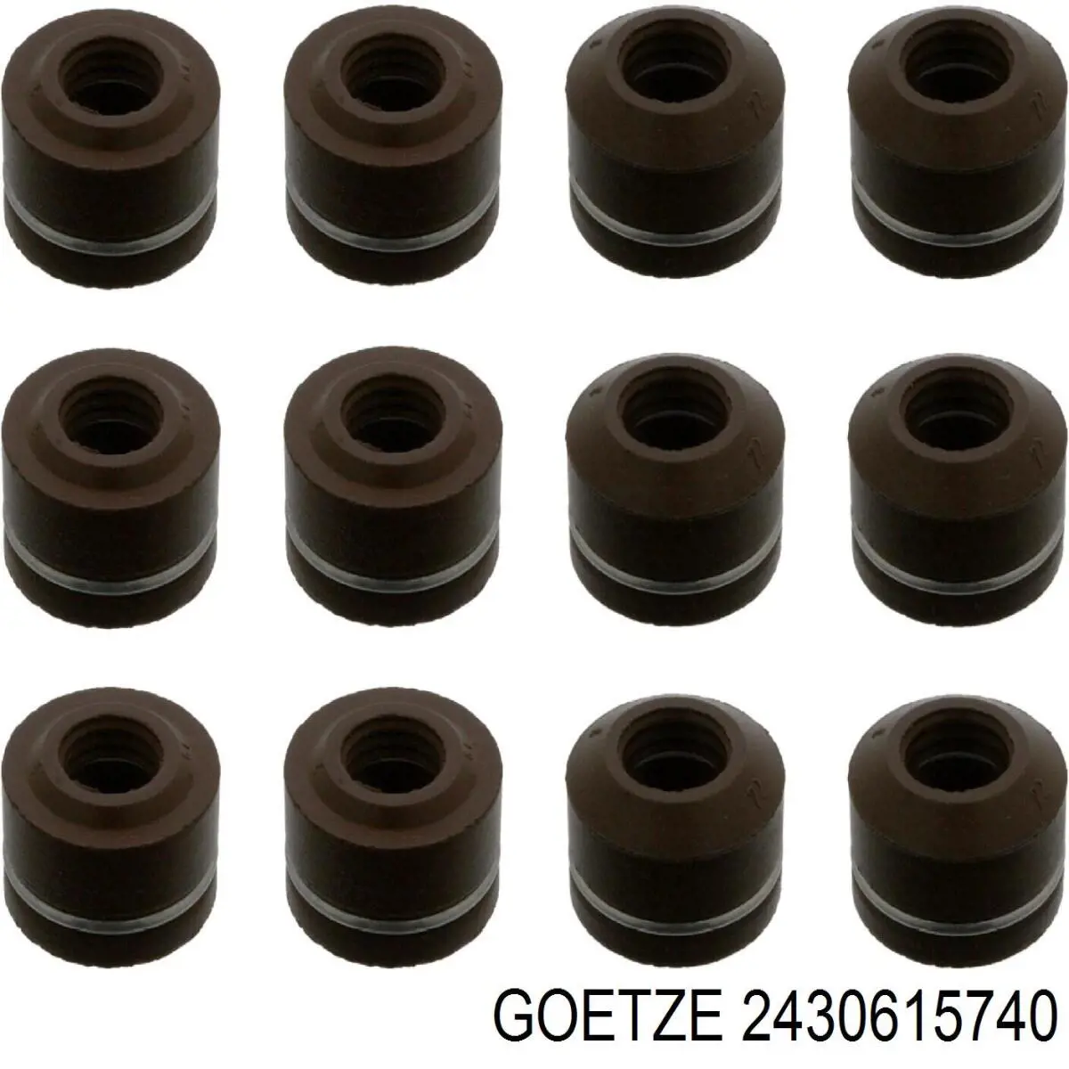 2430615740 Goetze сальник клапана (маслосъемный, впуск/выпуск, комплект на мотор)