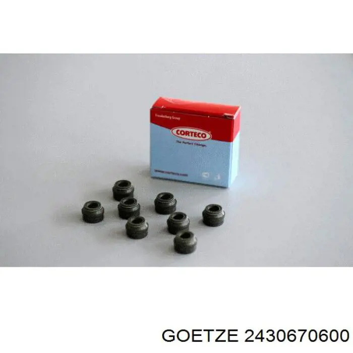 Сальник клапана (маслосъемный), впуск/выпуск, комплект на мотор Goetze 2430670600