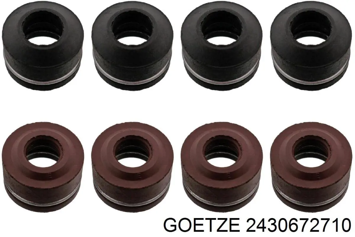 Сальник клапана (маслосъемный), впуск/выпуск, комплект на мотор Goetze 2430672710
