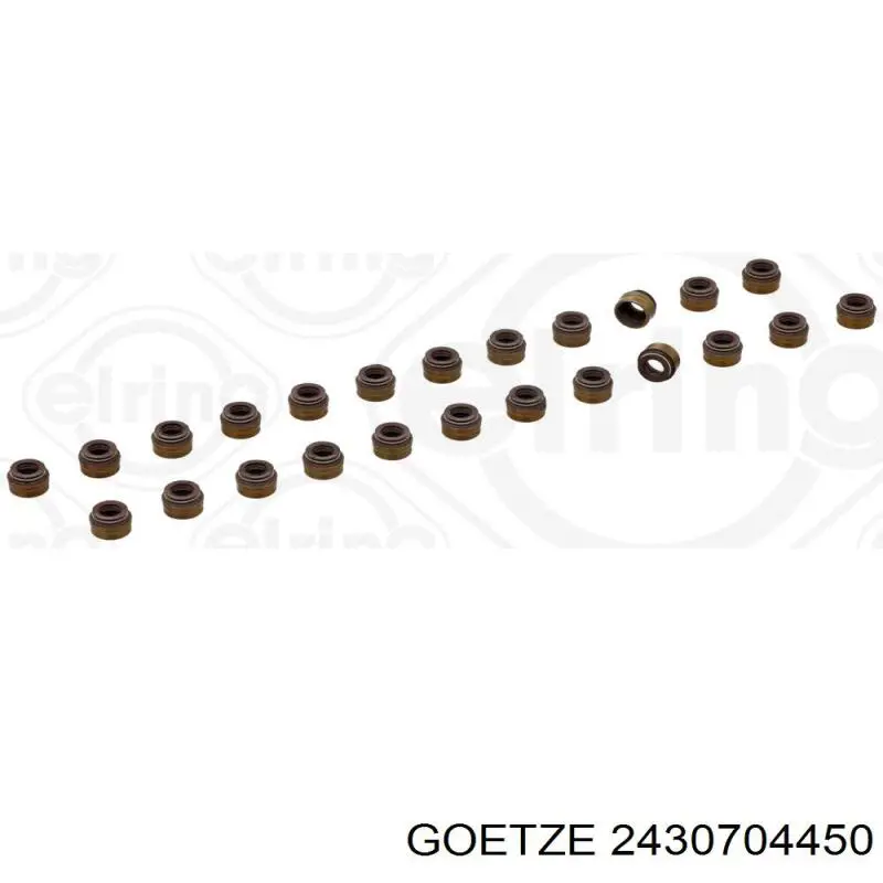 Сальник клапана (маслосъемный), впуск/выпуск, комплект на мотор Goetze 2430704450