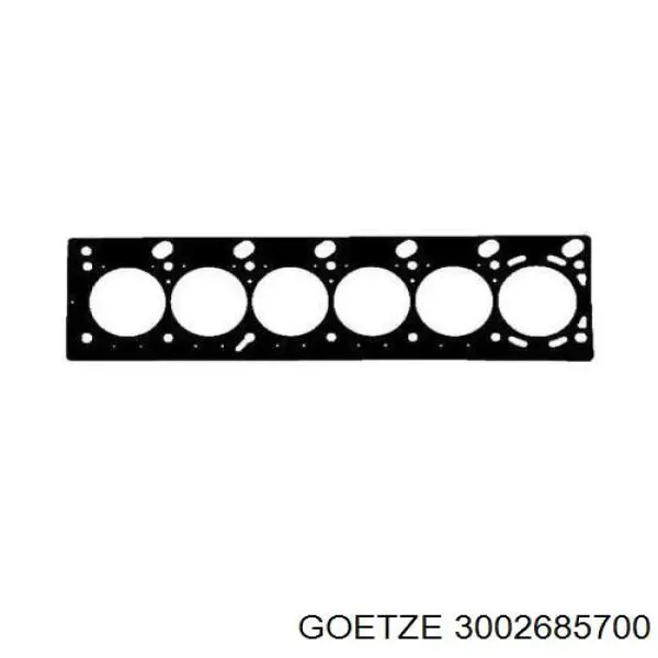 Прокладка головки блока цилиндров (ГБЦ) правая GOETZE 3002685700