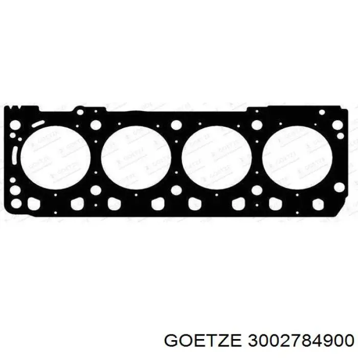9128744 Opel Прокладка головки блока
