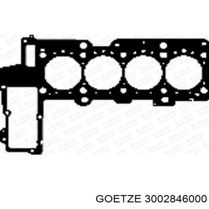 Прокладка ГБЦ 3002846000 Goetze