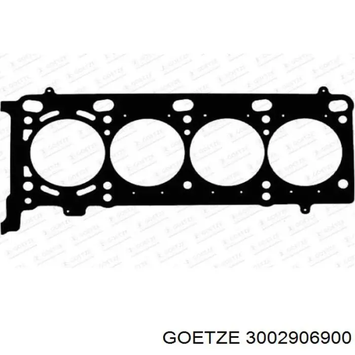 Правая прокладка ГБЦ 3002906900 Goetze