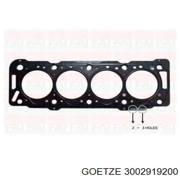 Прокладка головки блока цилиндров Peugeot/Citroen 0209X2