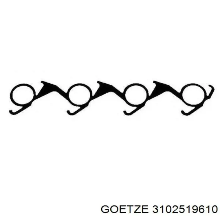 Прокладка впускного коллектора Goetze 3102519610
