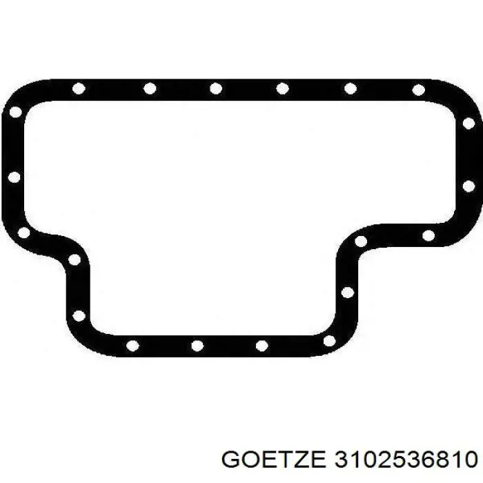 3102536810 Goetze прокладка поддона картера двигателя