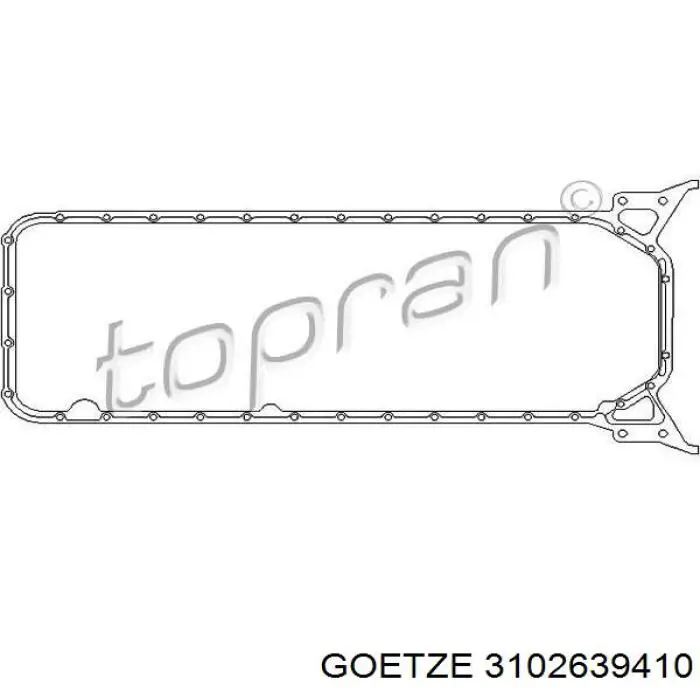 Прокладка поддона картера 3102639410 Goetze