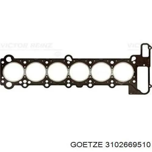 Прокладка глушителя 3102669510 Goetze