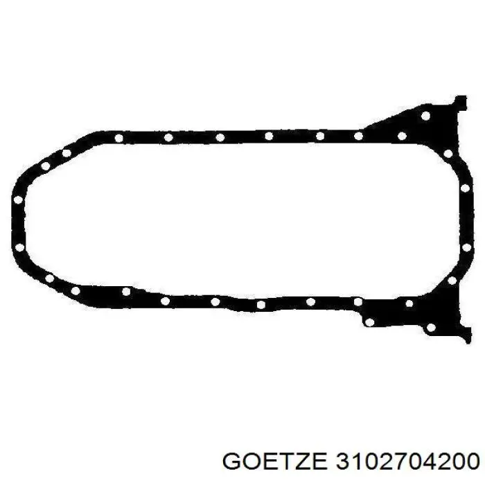 3102704200 Goetze прокладка поддона картера двигателя