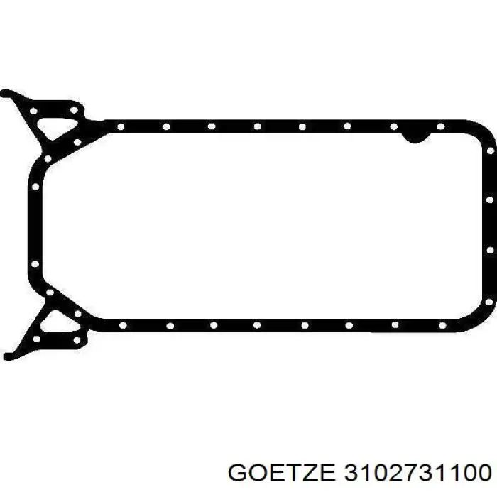 31-027311-00 Goetze прокладка поддона картера двигателя