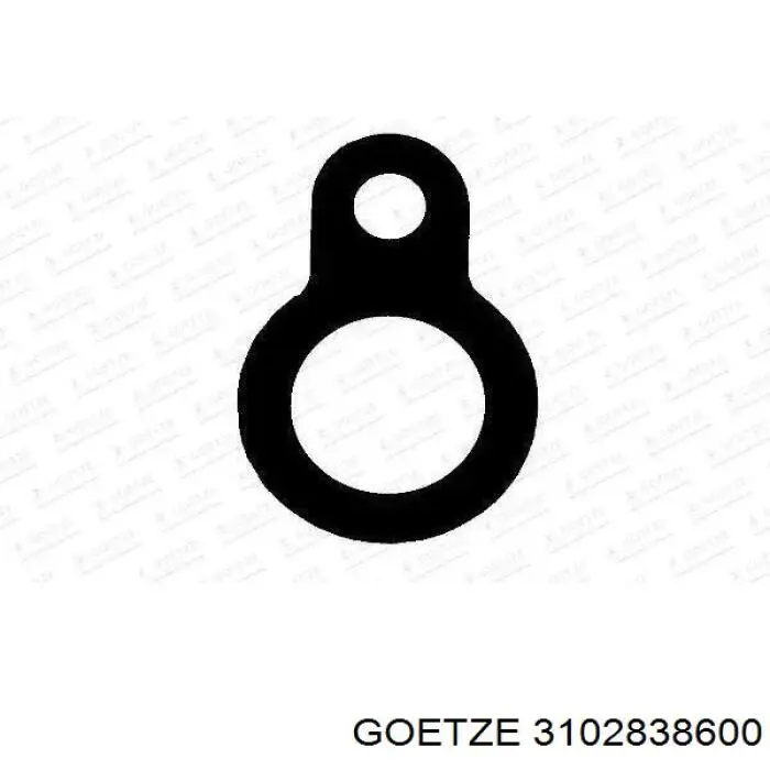 3102838600 Goetze прокладка поддона картера двигателя верхняя