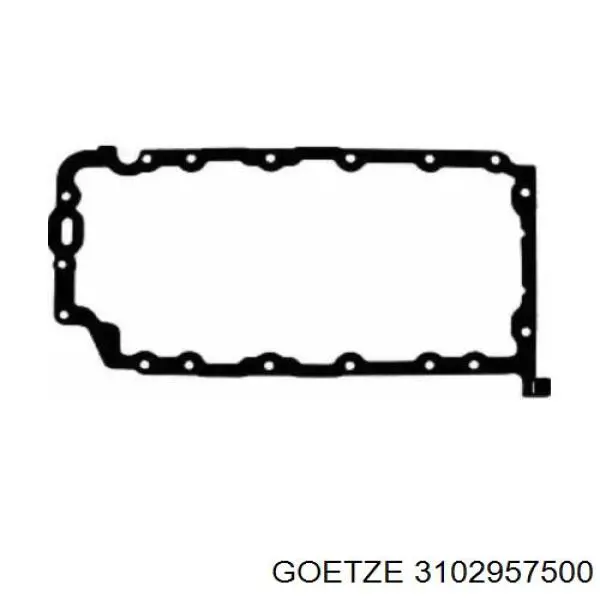 31-029575-00 Goetze прокладка поддона картера двигателя