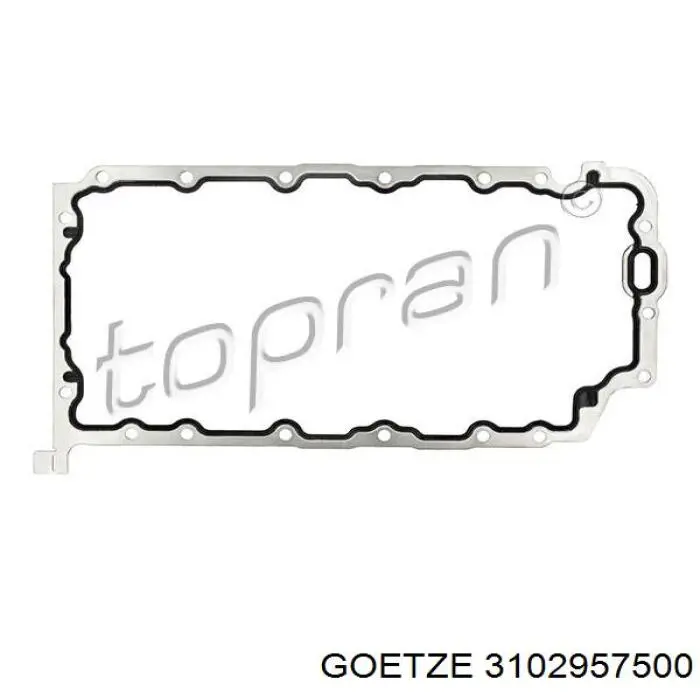 Прокладка поддона картера 0652605 Opel