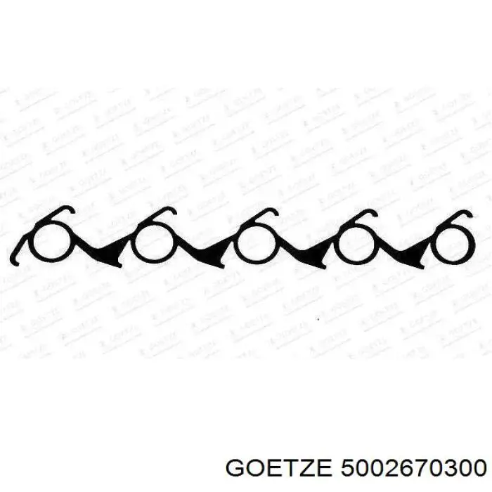 Прокладка впускного коллектора Goetze 5002670300