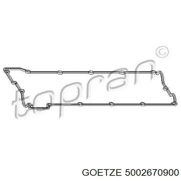 Прокладка клапанной крышки 5002670900 Goetze