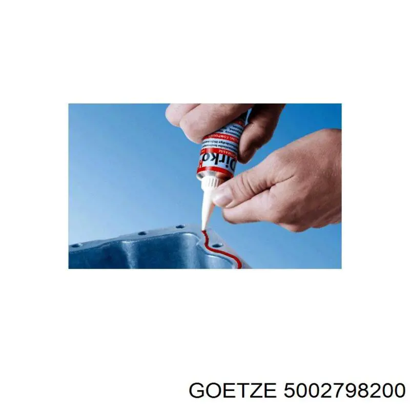 Прокладка клапанной крышки двигателя левая Goetze 5002798200