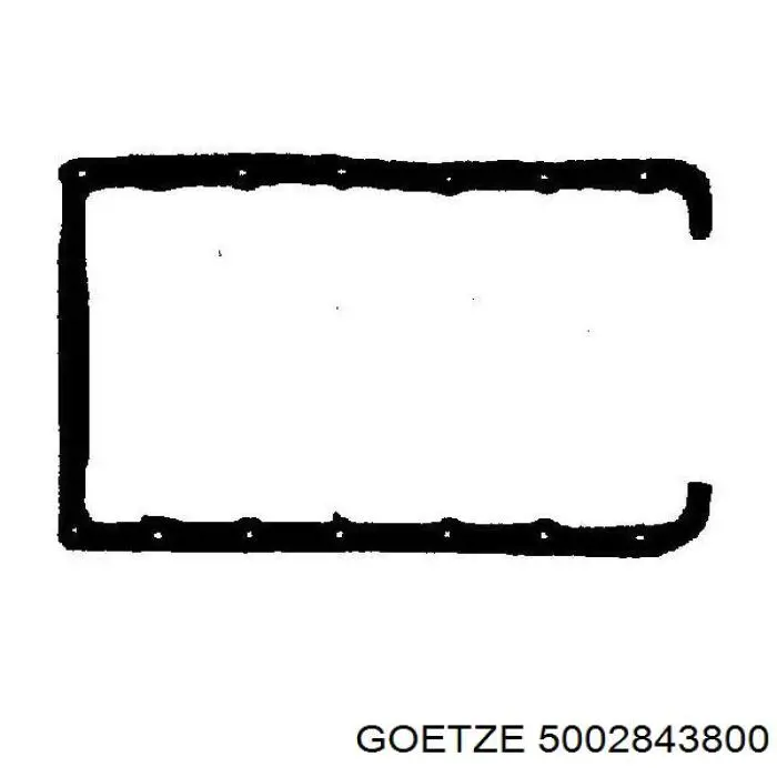 Прокладка поддона картера двигателя Goetze 5002843800