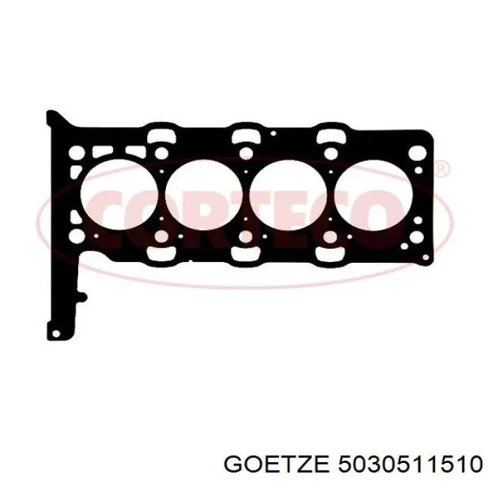 Сальник коленвала двигателя задний 5030511510 Goetze