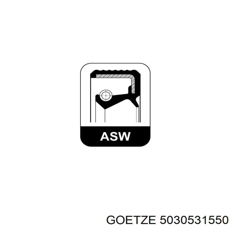 50-305315-50 Goetze сальник рулевой рейки/механизма (см. типоразмеры)