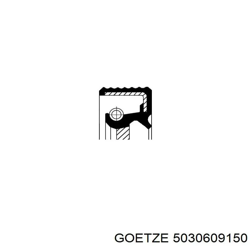 Сальник коленвала задний 5030609150 Goetze