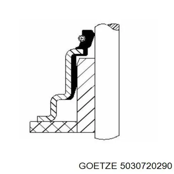 Сальник клапана (маслосъёмный) впускного Goetze 5030720290 цена, от 1.01 USD