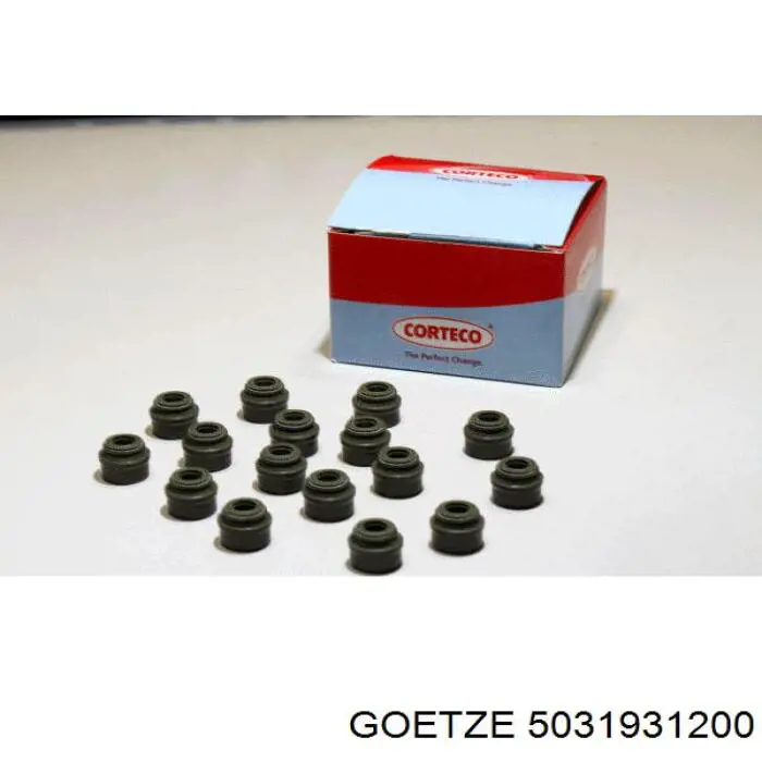Сальник клапана (маслосъемный), впуск/выпуск Goetze 5031931200