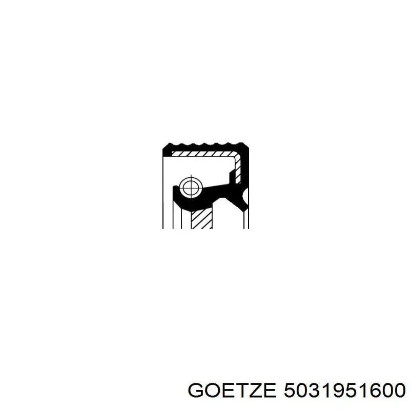 Купить 5031951600 Goetze Сальник распредвала