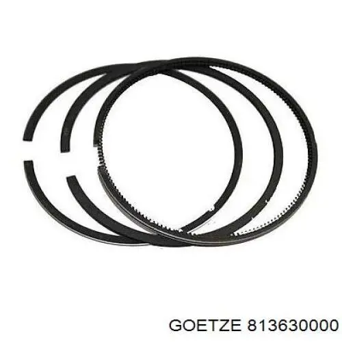 Комплект поршневых колец на 1 цилиндр, стандарт 813630000 Goetze