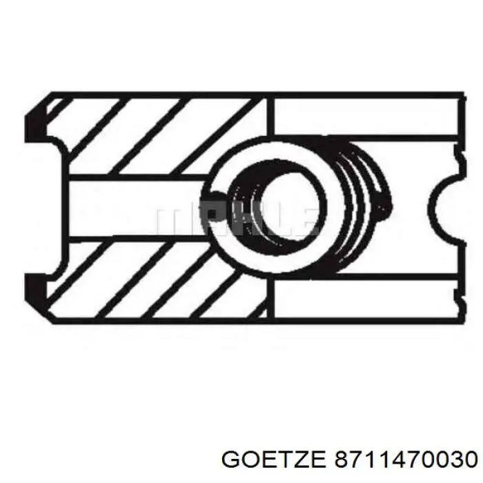 Поршень на 1 цилиндр 8711470030 Goetze