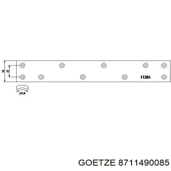 Поршня на 1 цилиндр, STD VAG 045107065AP