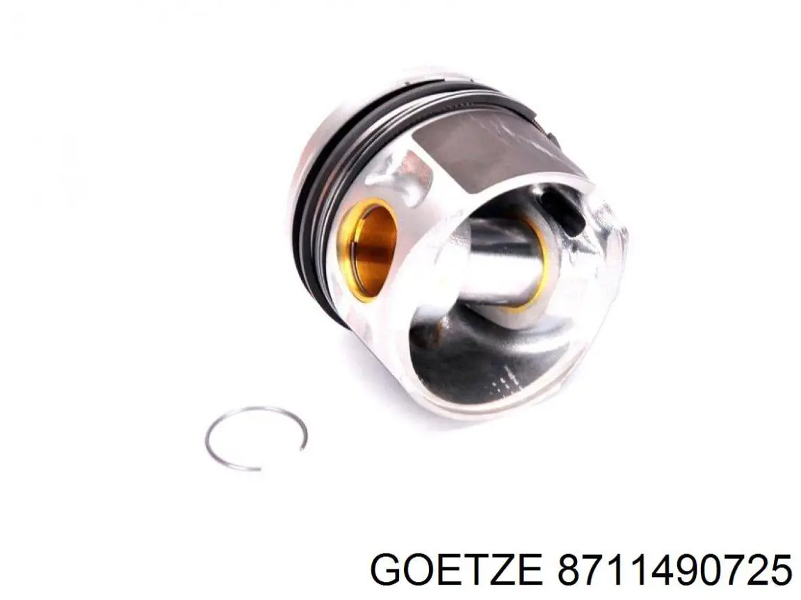 8711490725 Goetze поршень в комплекте на 1 цилиндр, 2-й ремонт (+0,50)
