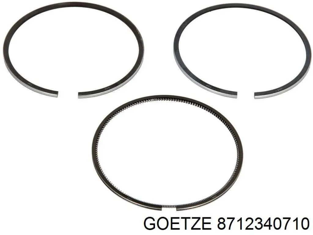 87-123407-10 Goetze поршень в комплекте на 1 цилиндр, 2-й ремонт (+0,50)