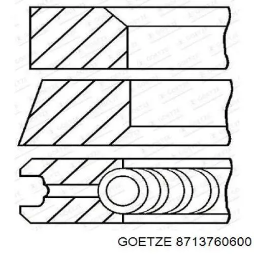 Поршень в комплекте на 1 цилиндр, 2-й ремонт (+0,50) Mahle Original 100404 цена, от 77.36 USD