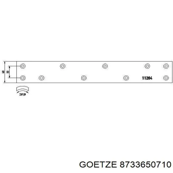 Купить 8733650710 Goetze Поршень в сборе
