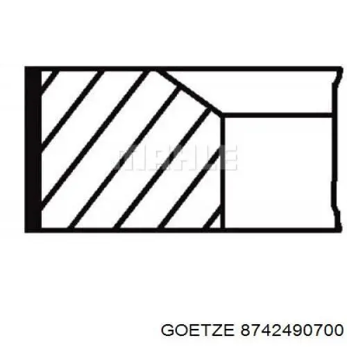 Поршень в комплекте на 1 цилиндр, 2-й ремонт (+0,50) Mahle Original 021PI00125002 цена, от 75.98 USD