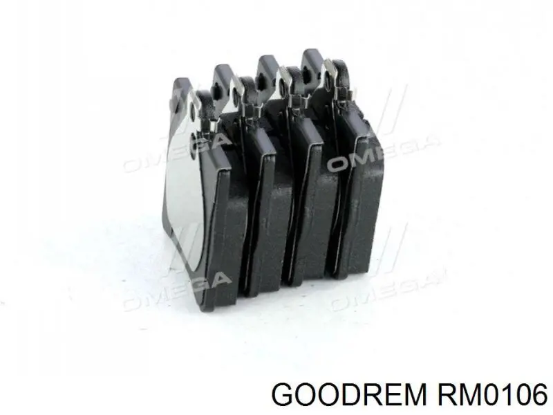 Задние тормозные колодки RM0106 Goodrem
