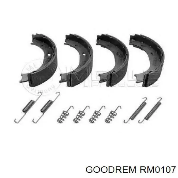RM0107 Goodrem колодки ручника (стояночного тормоза)