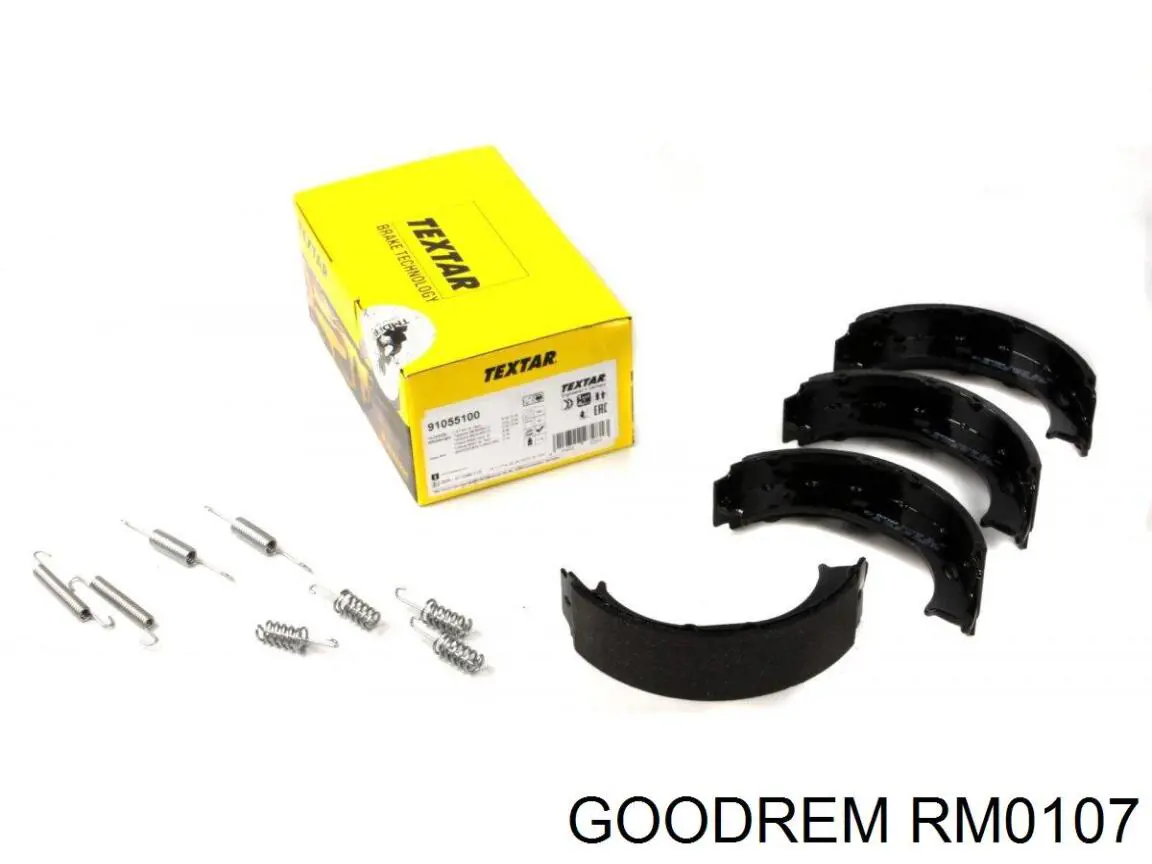 RM0107 Goodrem Тормозные колодки ручника