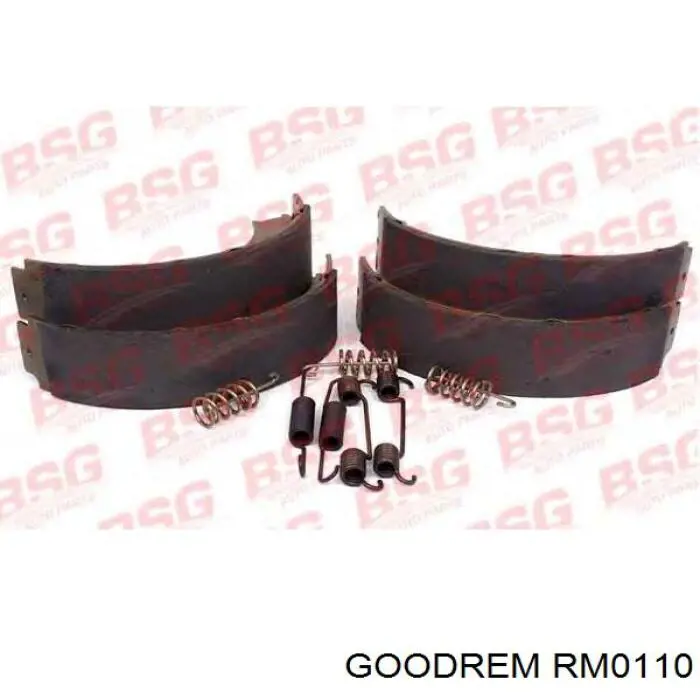 Тормозные колодки стояночного тормоза Goodrem RM0110 цена, от 14.76 USD