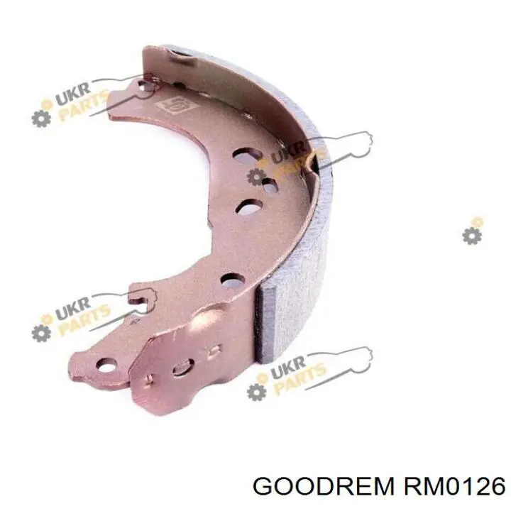 RM0126 Goodrem Барабанные тормозные колодки