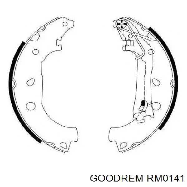 Тормоза рабочие задние ножные и тормозные барабаны Goodrem RM0141 цена, от 17.57 USD