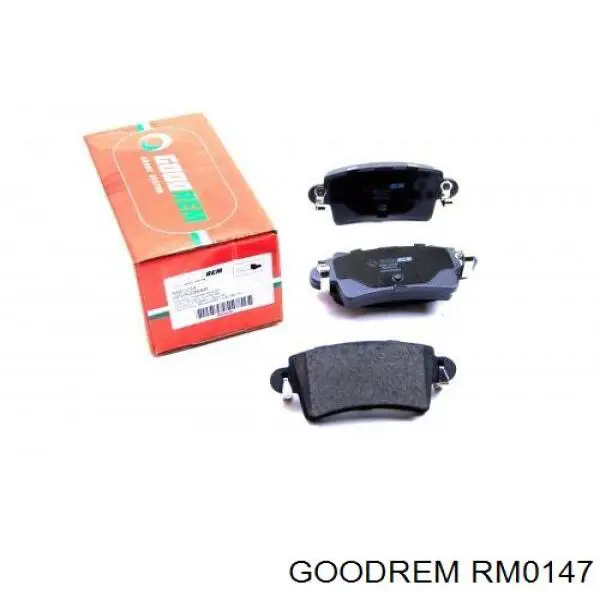 RM0147 Goodrem sapatas do freio traseiras de tambor