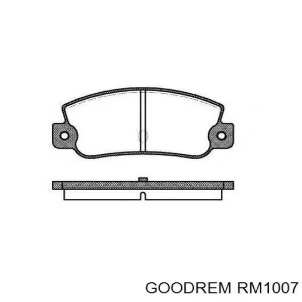 Колодки дисковые  Goodrem RM1007 цена, от 10.42 USD